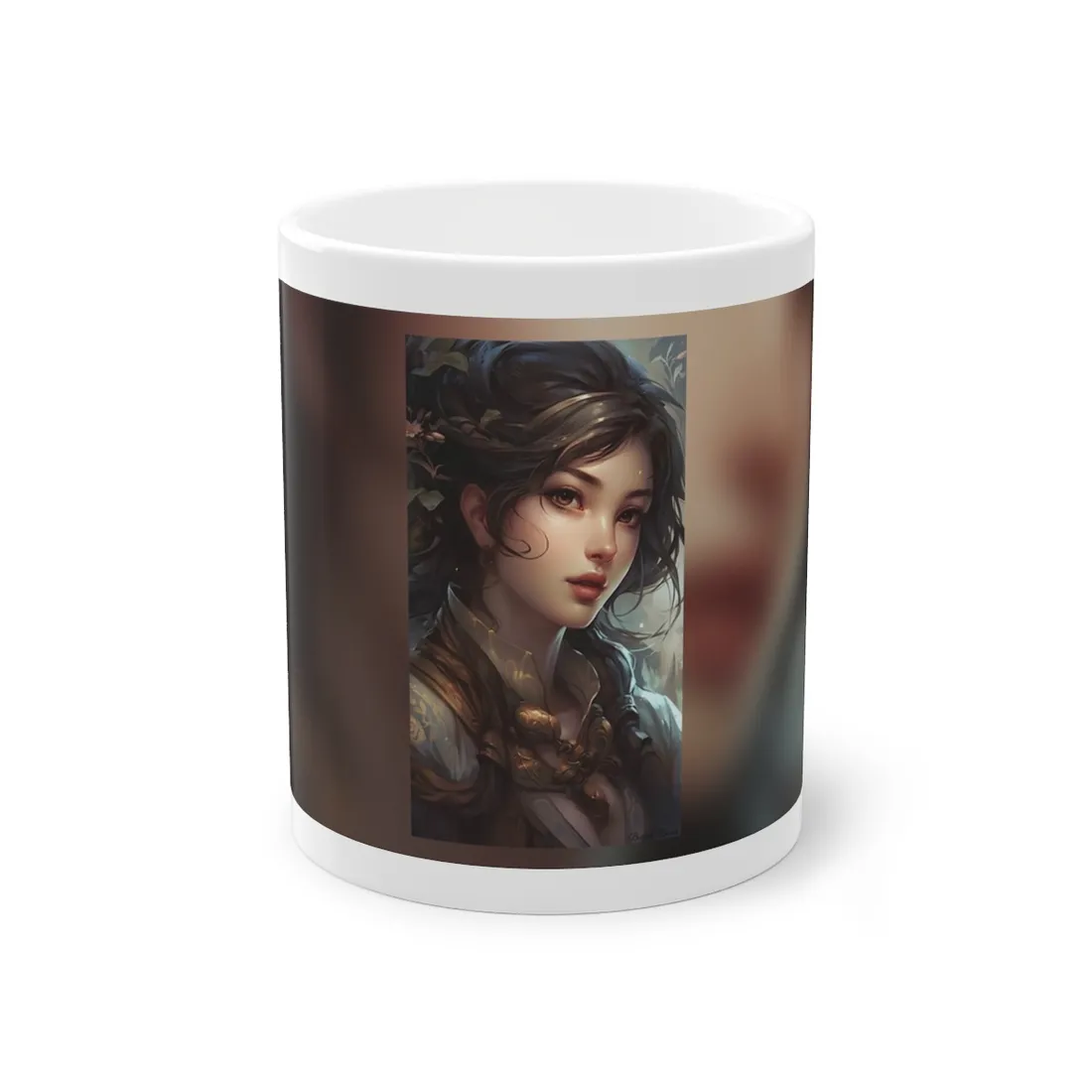 Astonishing Brunette Portrait: Elegant - Mug