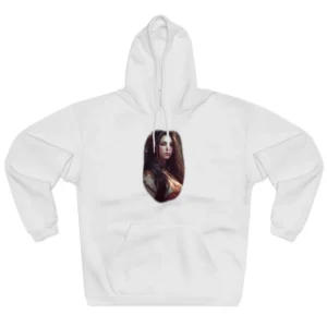 Woman with Golden Spiked Crown Hoodie