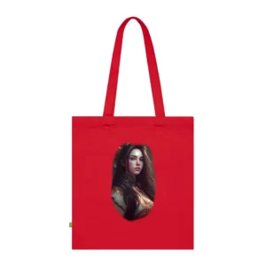 Woman with Golden Spiked Crown Tote Bag