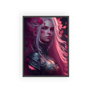 Crimson Leaf Warrior Framed Poster