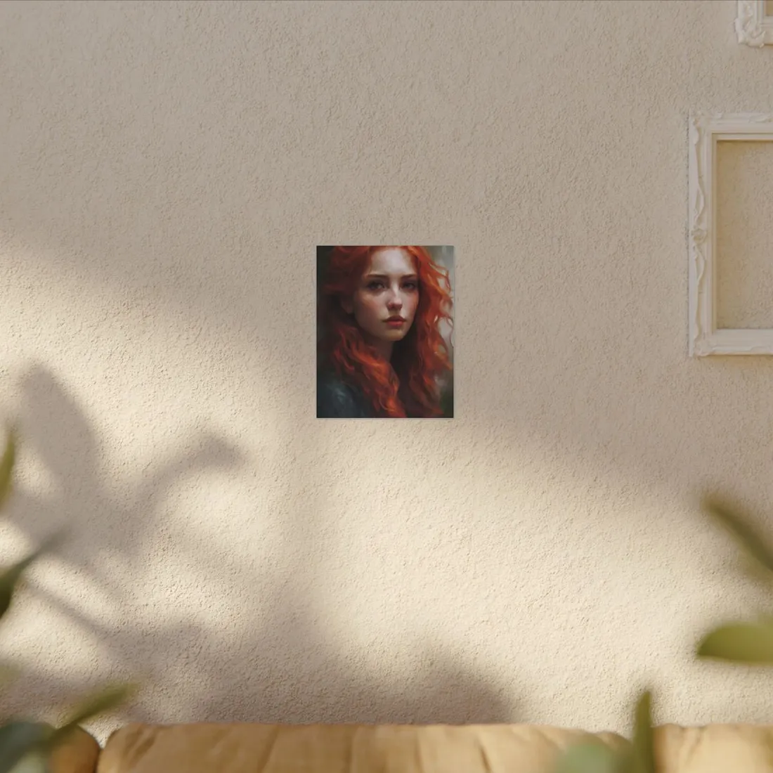 Astonishing Redhead Portrait: Female - Canvas