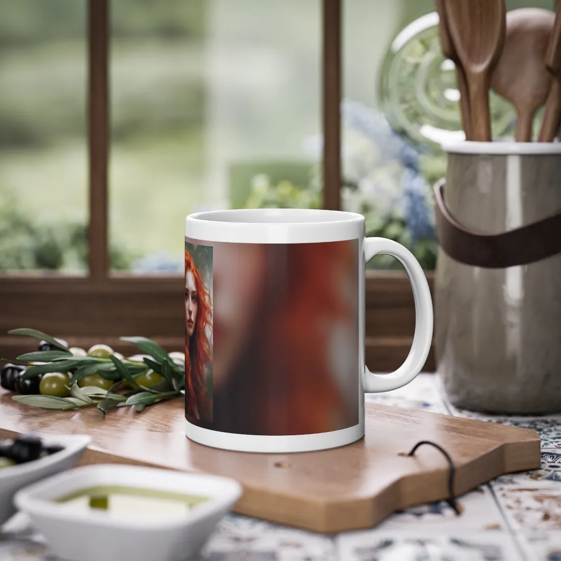 Astonishing Redhead Portrait: Female - Mug