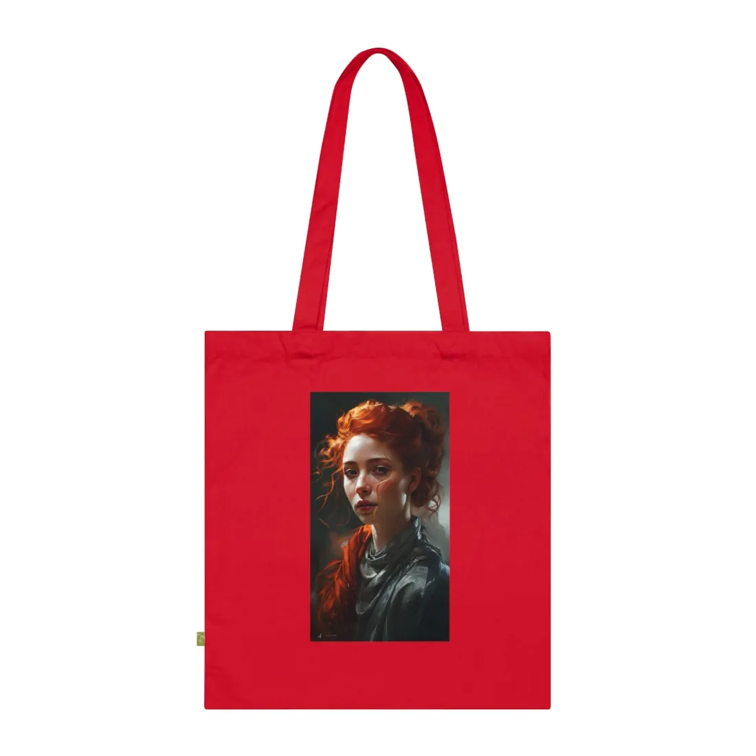 Astonishing Redhead Portrait: Neutral Expression Art - Tote Bag