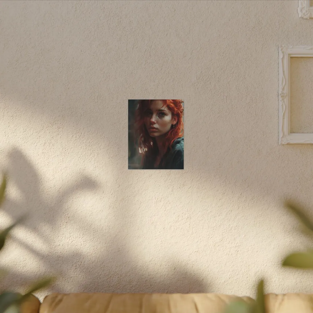 Astonishing Redhead Portrait: Realistic - Canvas