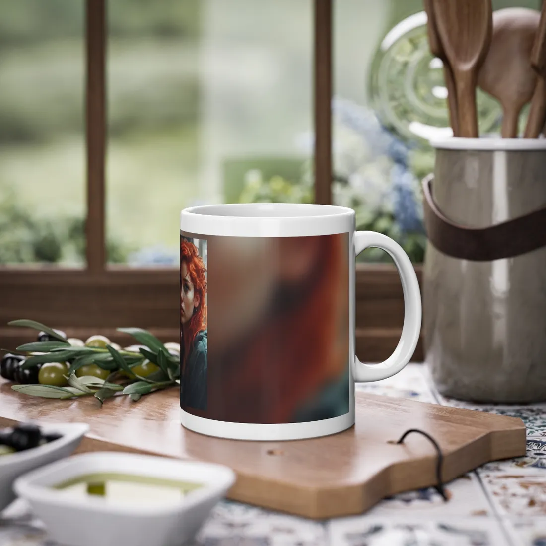 Astonishing Redhead Portrait: Realistic - Mug