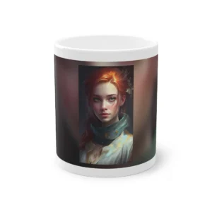 Red-Haired Woman Portrait Mug