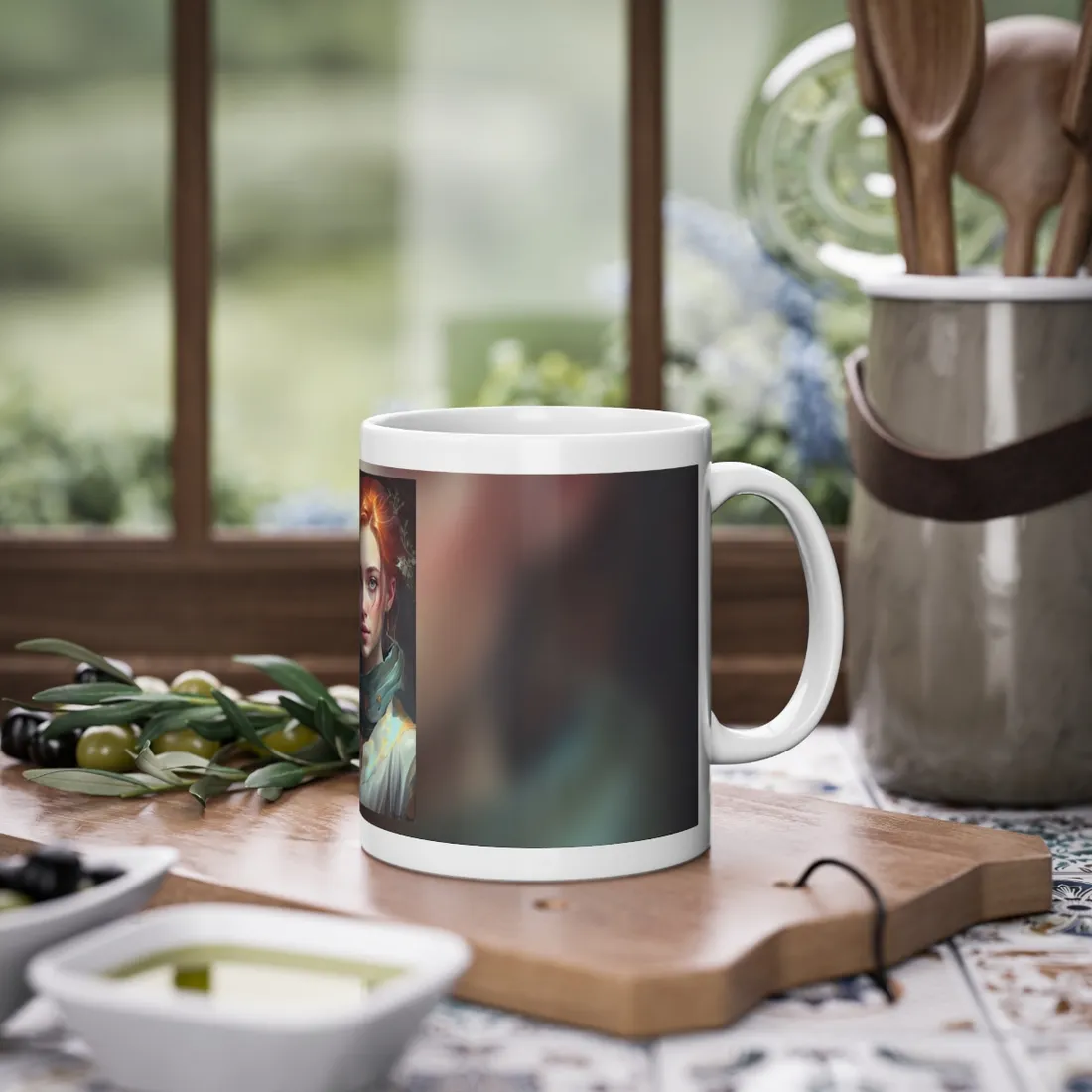 Astonishing Redhead Portrait: Vintage - Mug