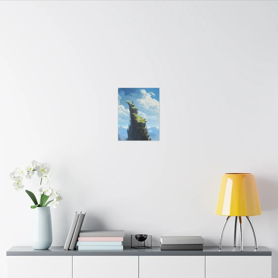 Beautiful Outdoor Moment: A Serene Person in Nature - Canvas