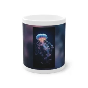 Jellyfish Tentacles in Dark Water Mug