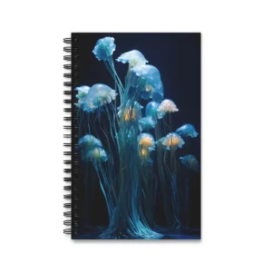 Blue Jellyfish Group Spiral Notebook
