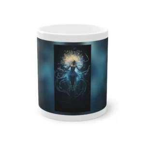 Glowing Woman with Jellyfish Tendrils Mug