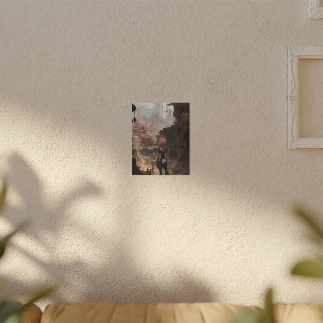 Birds in Flight: Anime-Style Avian Art - Canvas