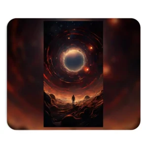 Vortex over Red Horizon Mouse Pad