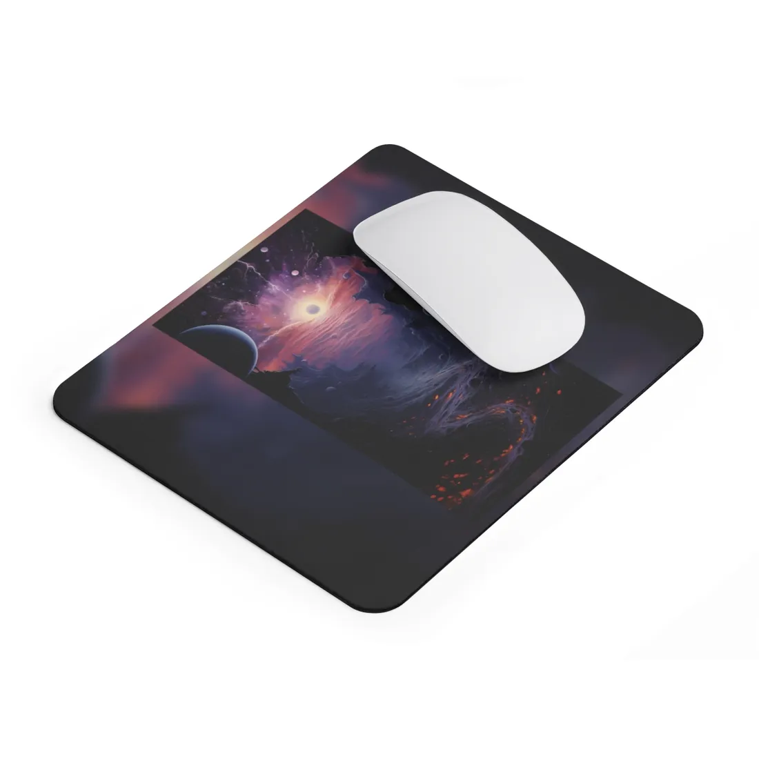 Black Hole Cosmos: Graphic Representation of a Massive Planet - Mouse Pad
