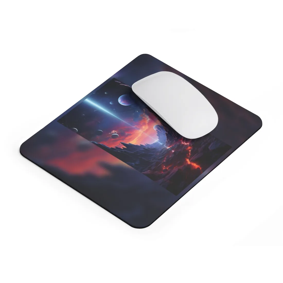 Black Hole Odyssey: A Massive Planet in Space - Mouse Pad