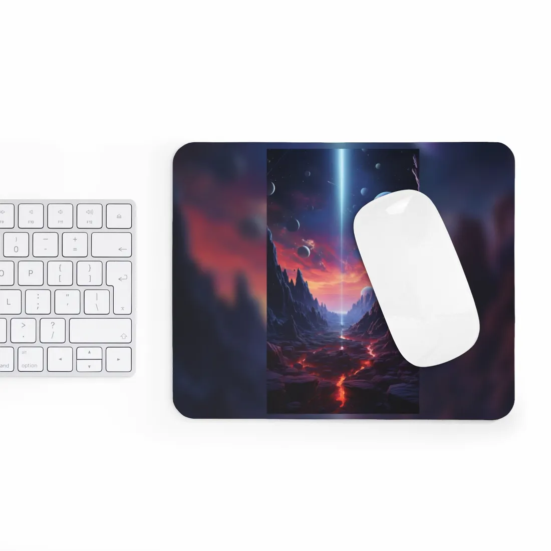 Black Hole Odyssey: A Massive Planet in Space - Mouse Pad
