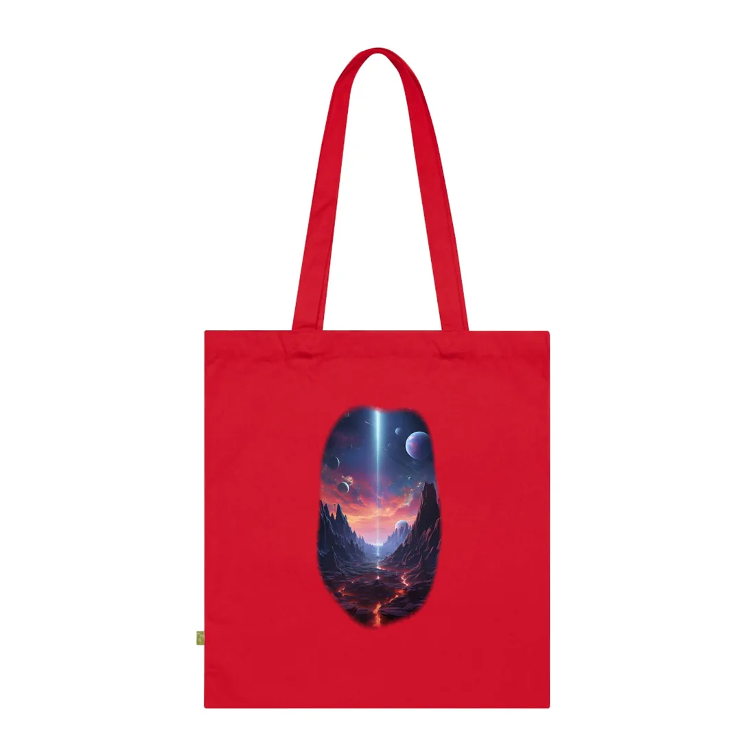 Black Hole Odyssey: A Massive Planet in Space - Tote Bag (Classic Red)