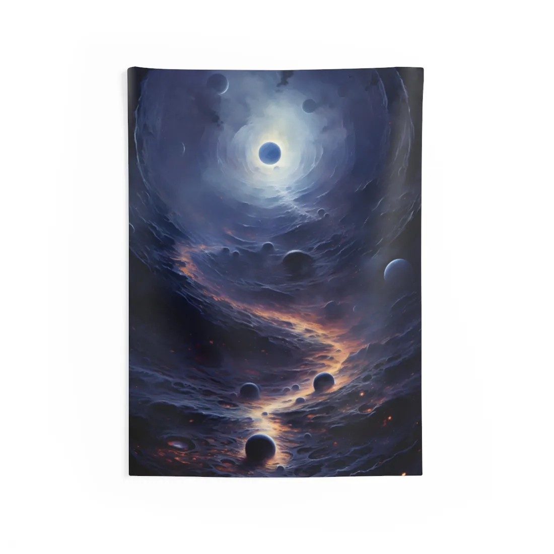 Black Hole Planet: Cosmic - Wall Tapestry