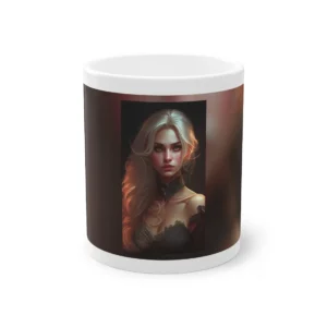Woman with Long Blonde Hair Mug