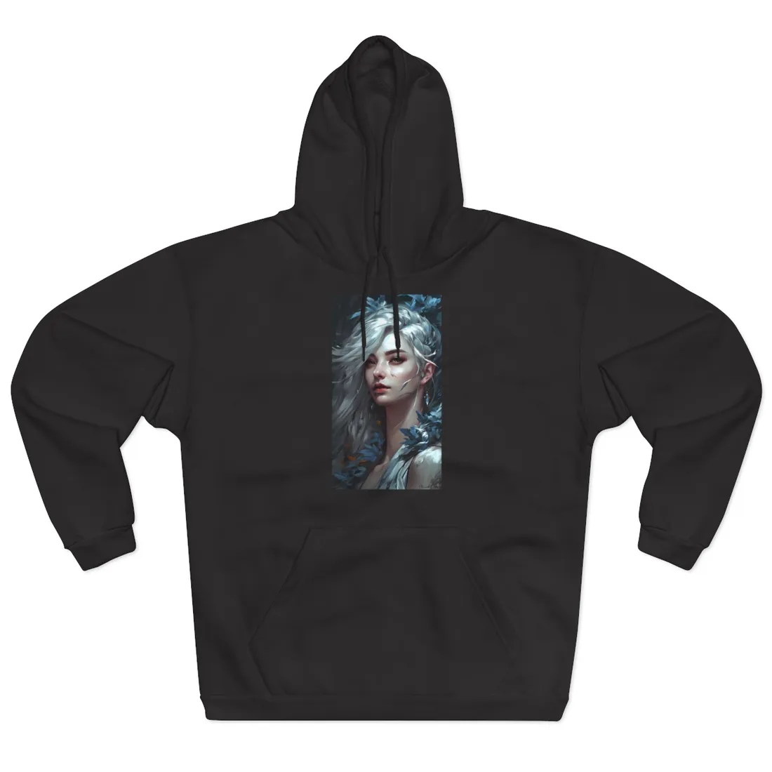Blonde Beauty Portrait: Elegant Female - Hoodie