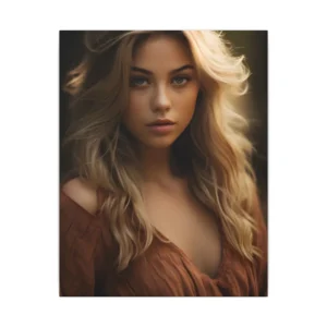 Golden Hour Gaze Canvas Print
