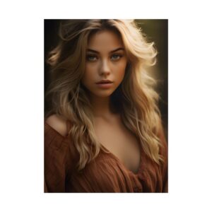 Golden Hour Gaze Poster