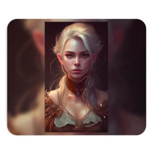 Intense Gaze Portrait Mouse Pad