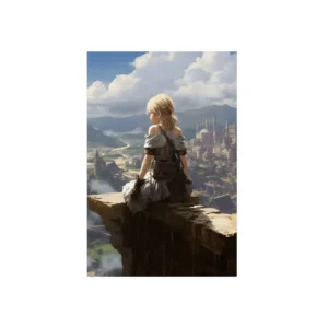 Cliffside Overlook Metal Poster