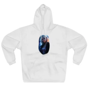 White Haired Woman Portrait Hoodie