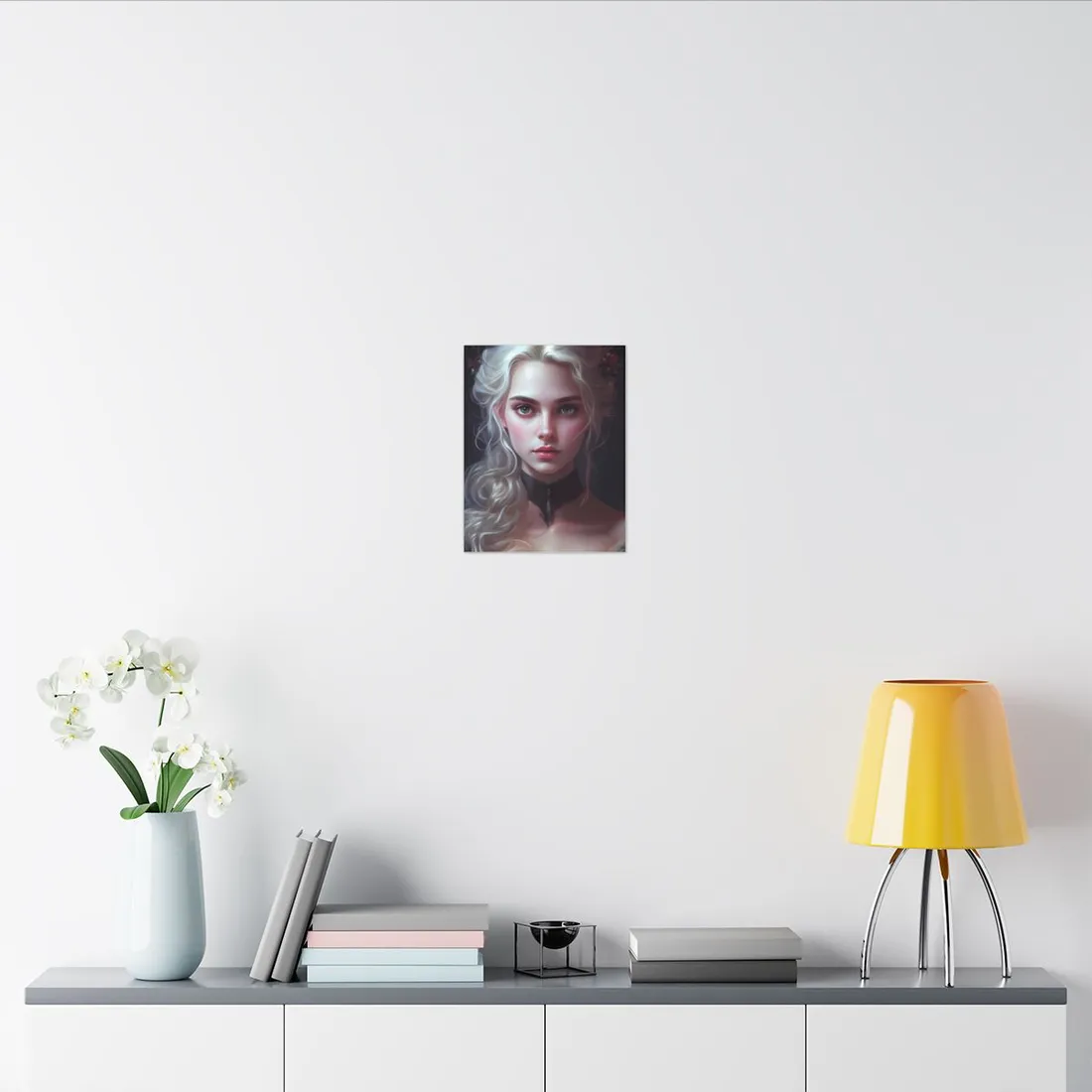 Blonde Portrait: Daring Angle - Canvas