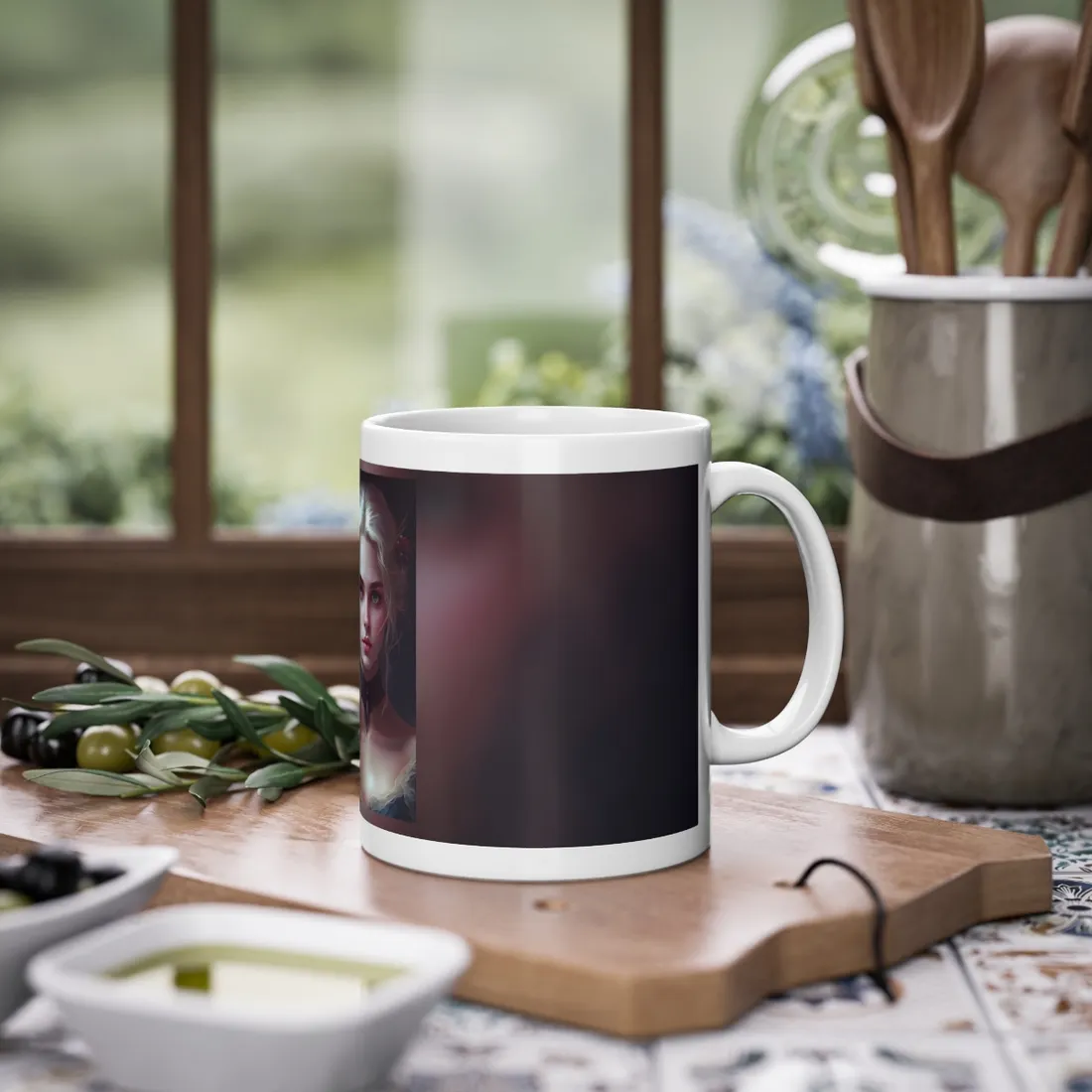 Blonde Portrait: Daring Angle - Mug