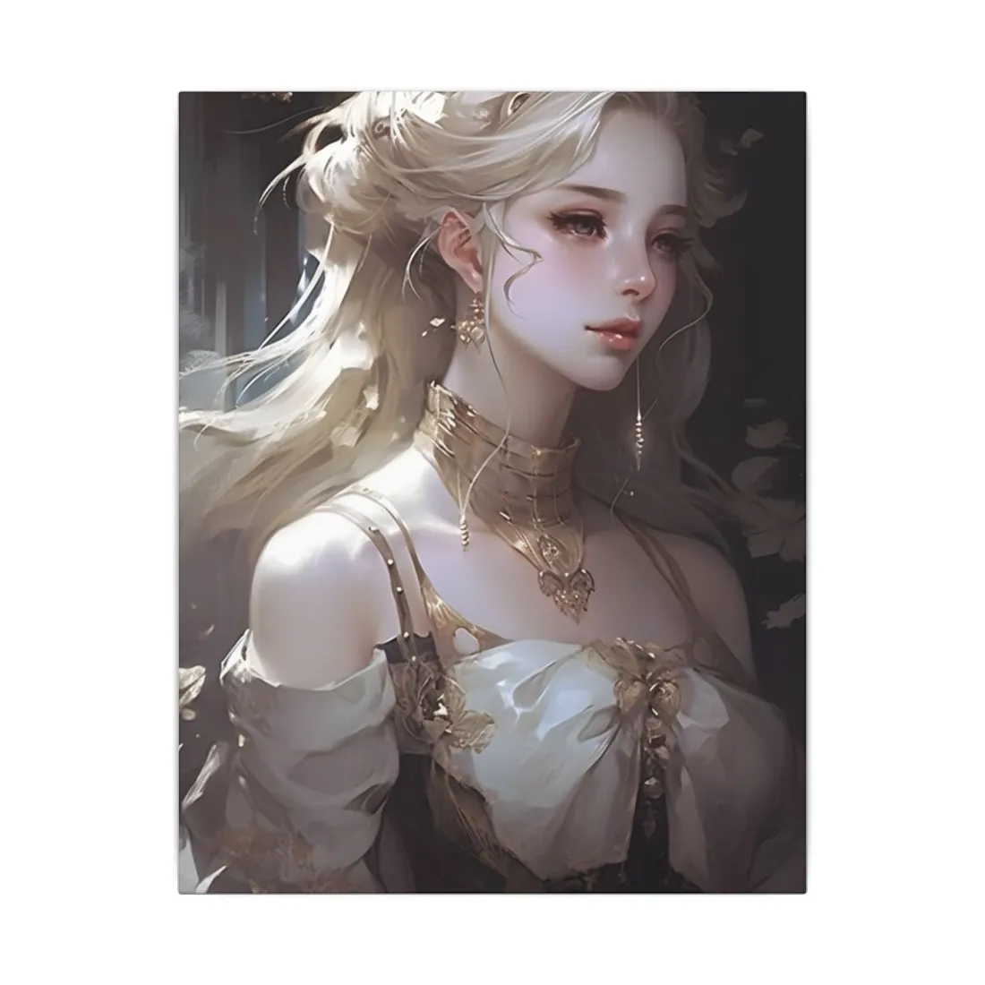 Blonde Portrait in Natural Light - Canvas