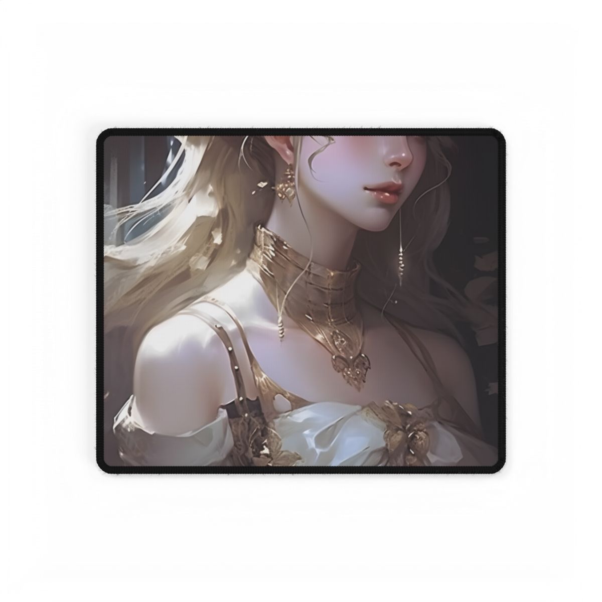 Blonde Portrait in Natural Light - Desk Mat