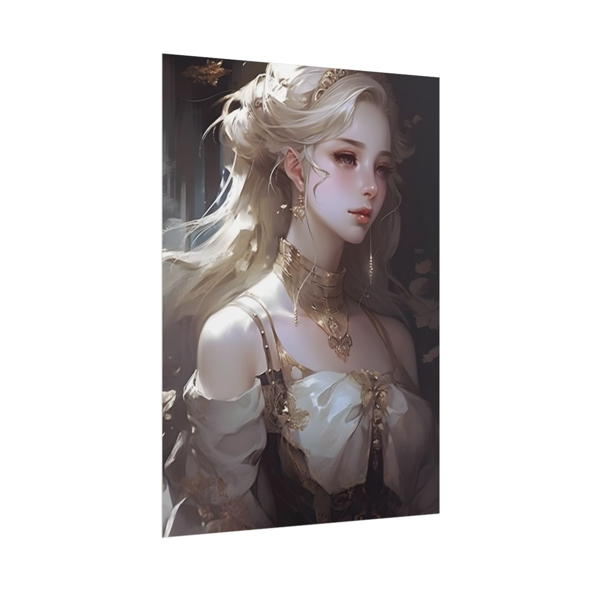 Blonde Portrait in Natural Light - Poster