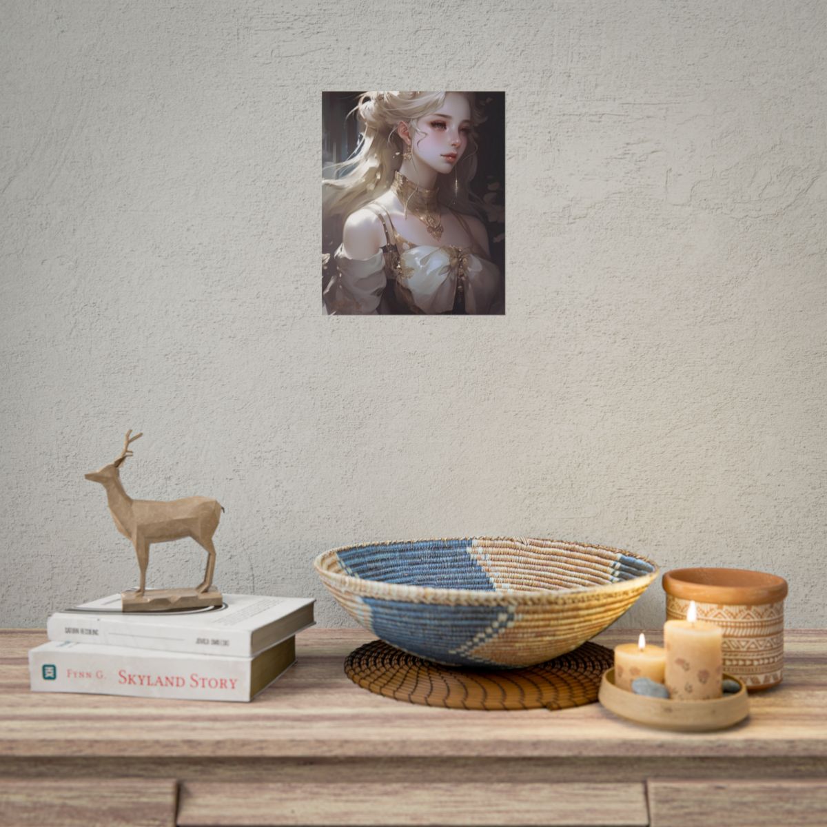 Blonde Portrait in Natural Light - Poster