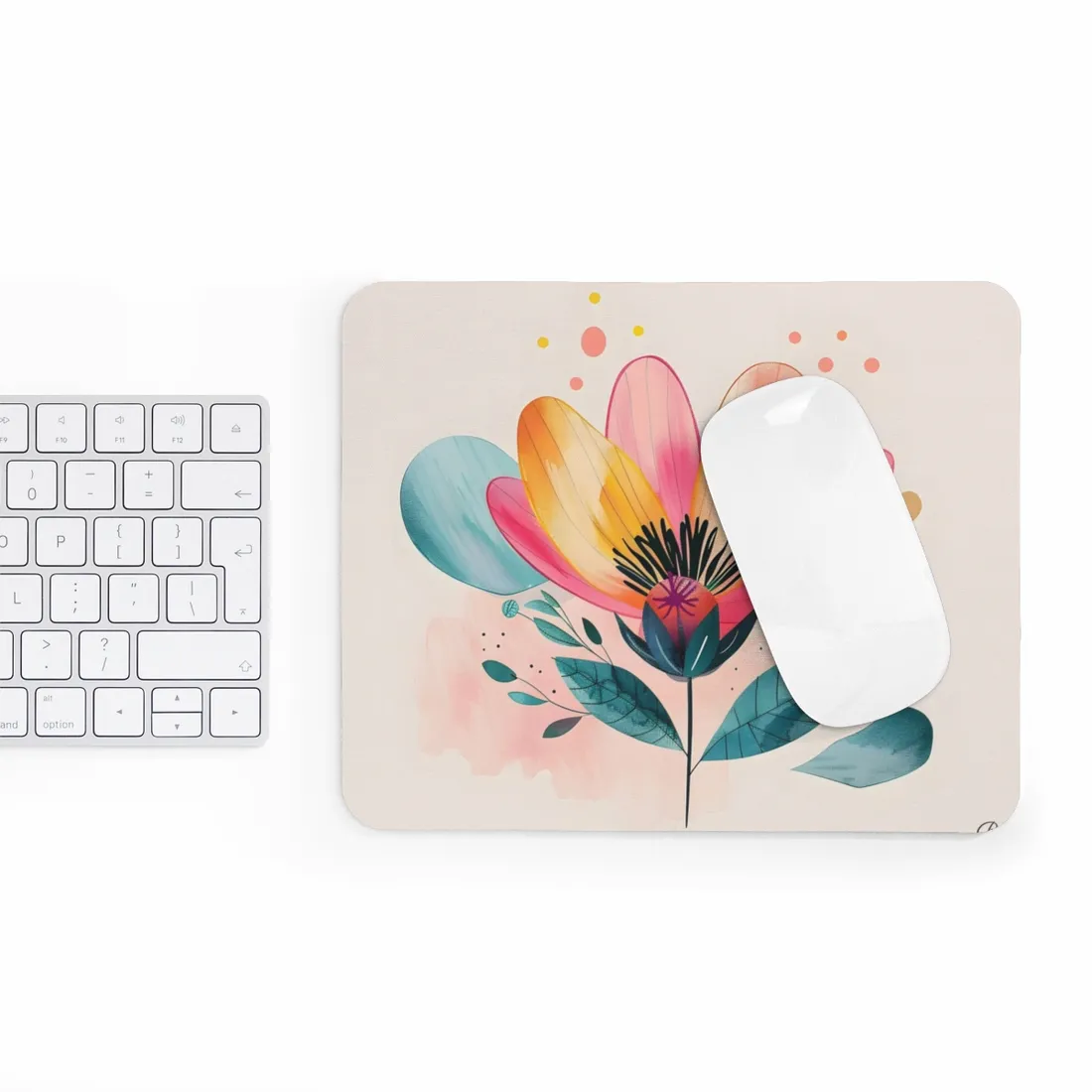 Blooming Whimsy: Growth in Full Bloom - Mouse Pad