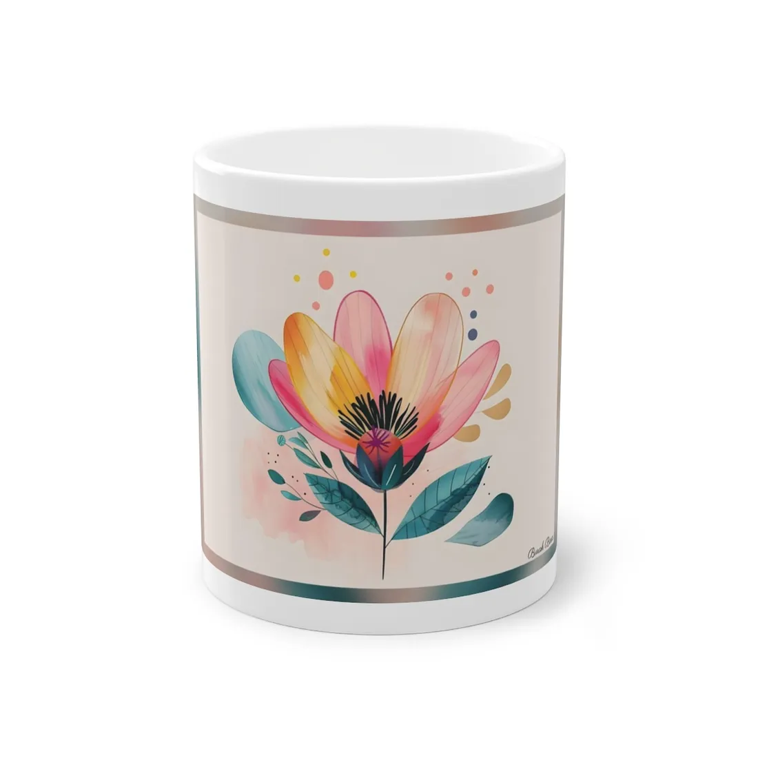 Blooming Whimsy: Growth in Full Bloom - Mug