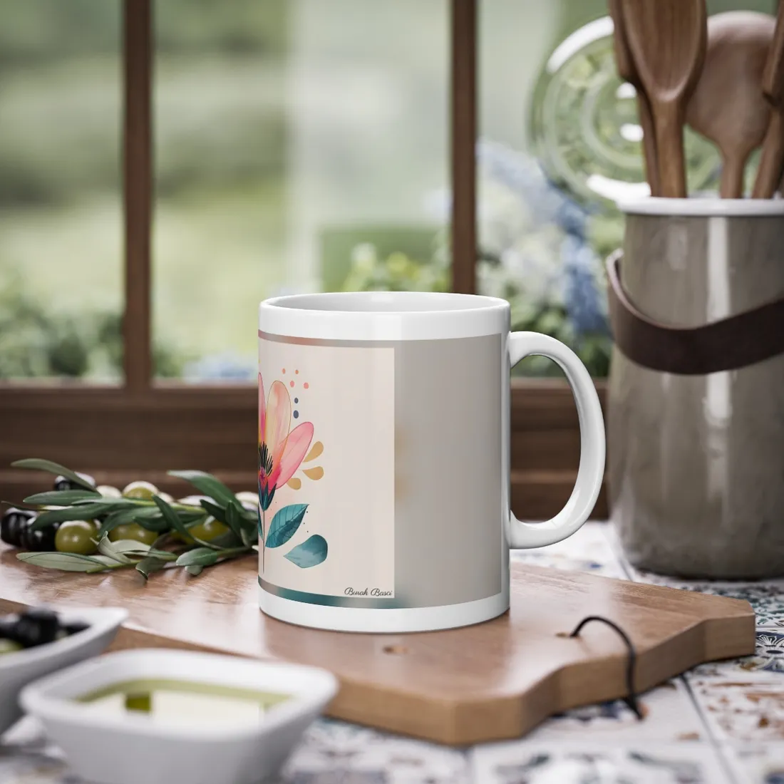 Blooming Whimsy: Growth in Full Bloom - Mug