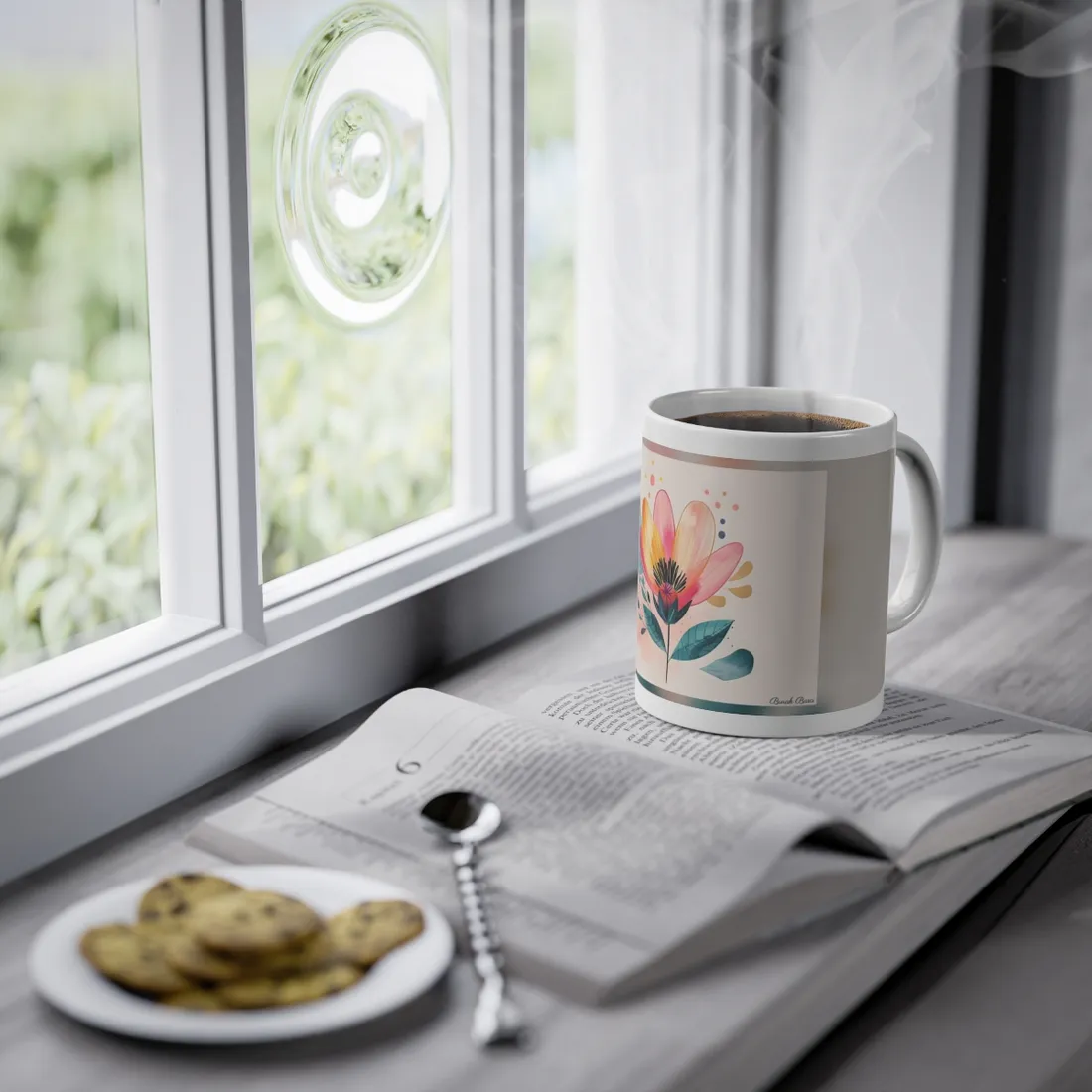 Blooming Whimsy: Growth in Full Bloom - Mug