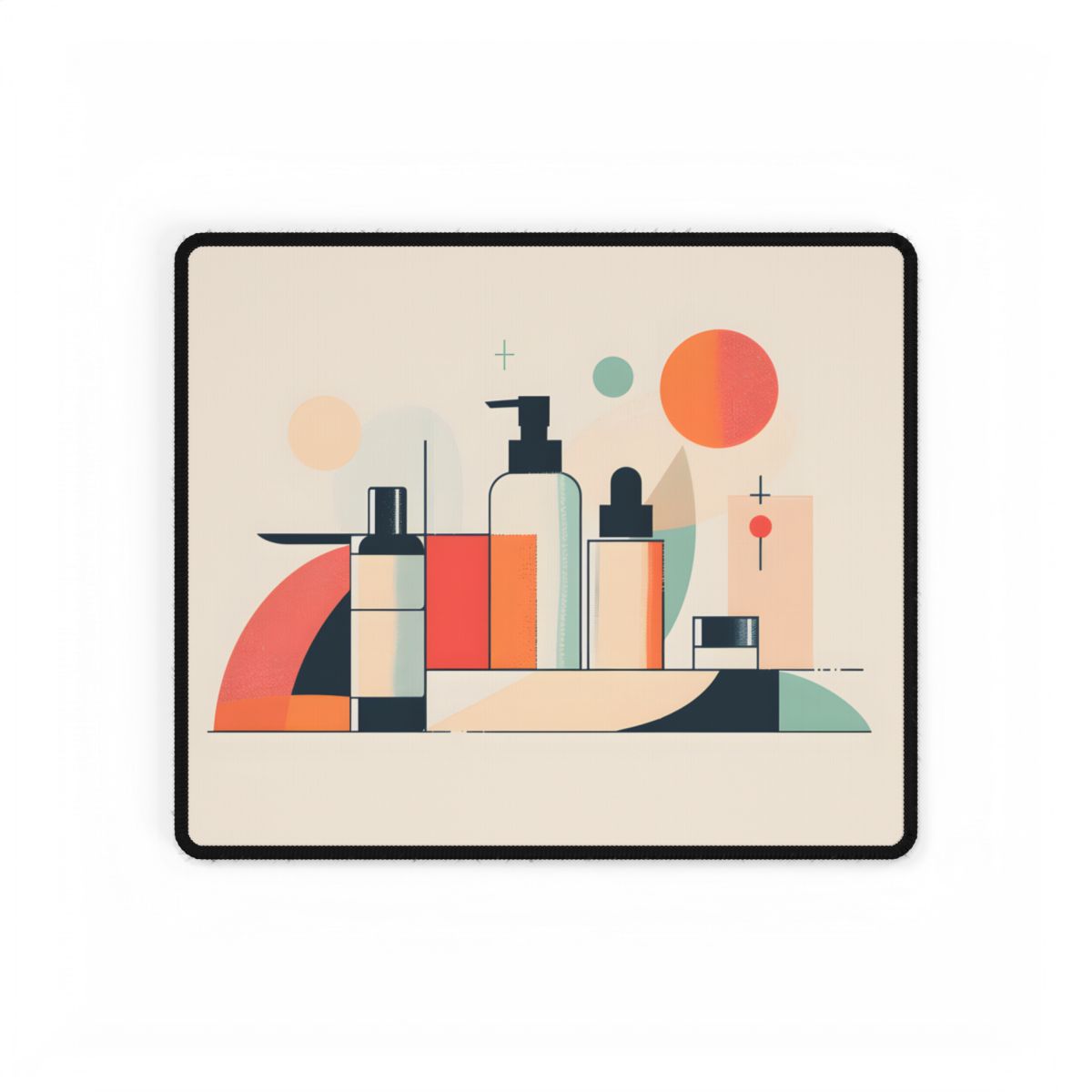 Bold Product Minimalist Illustration: Digital Art - Desk Mat