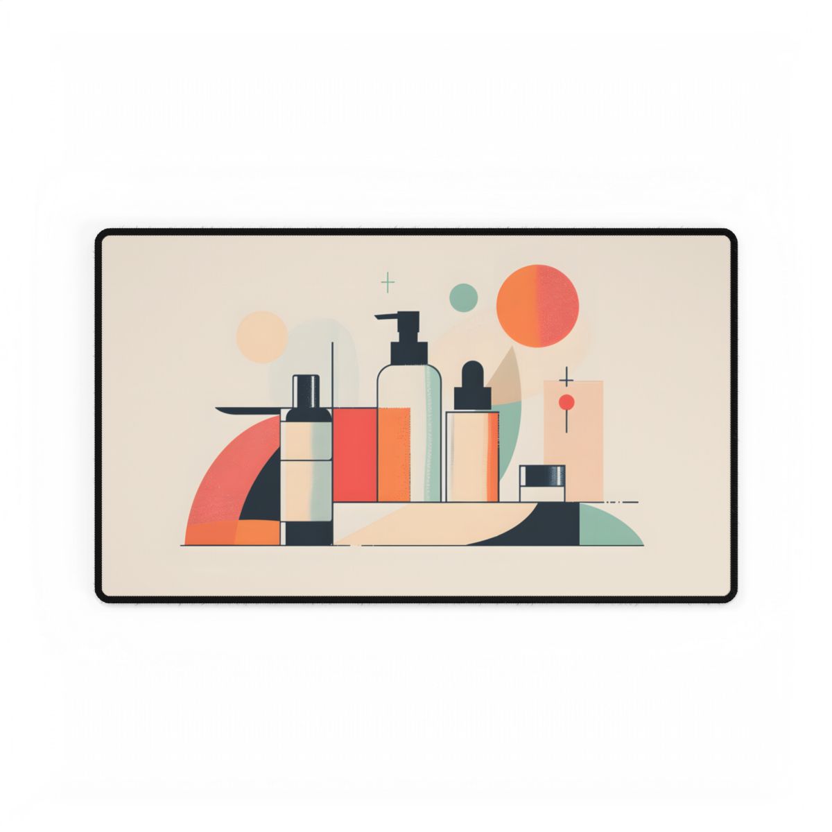 Bold Product Minimalist Illustration: Digital Art - Desk Mat