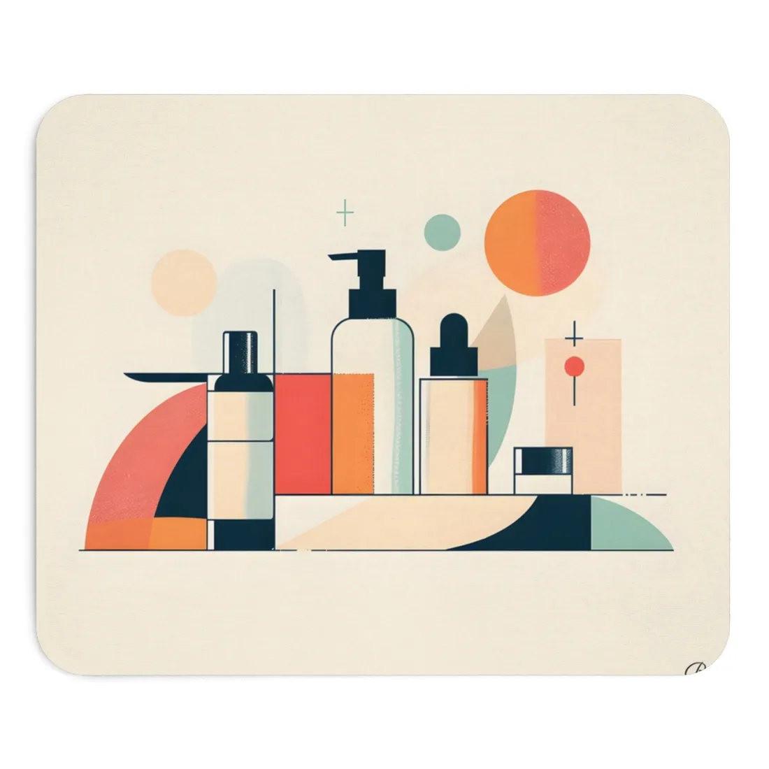 Bold Product Minimalist Illustration: Digital Art - Mouse Pad