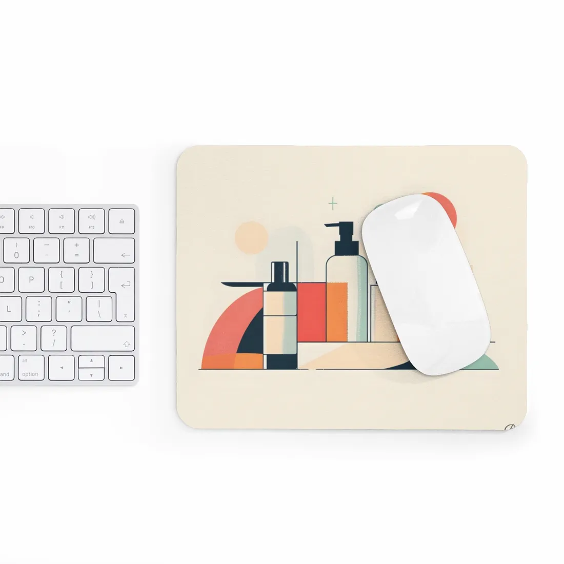 Bold Product Minimalist Illustration: Digital Art - Mouse Pad