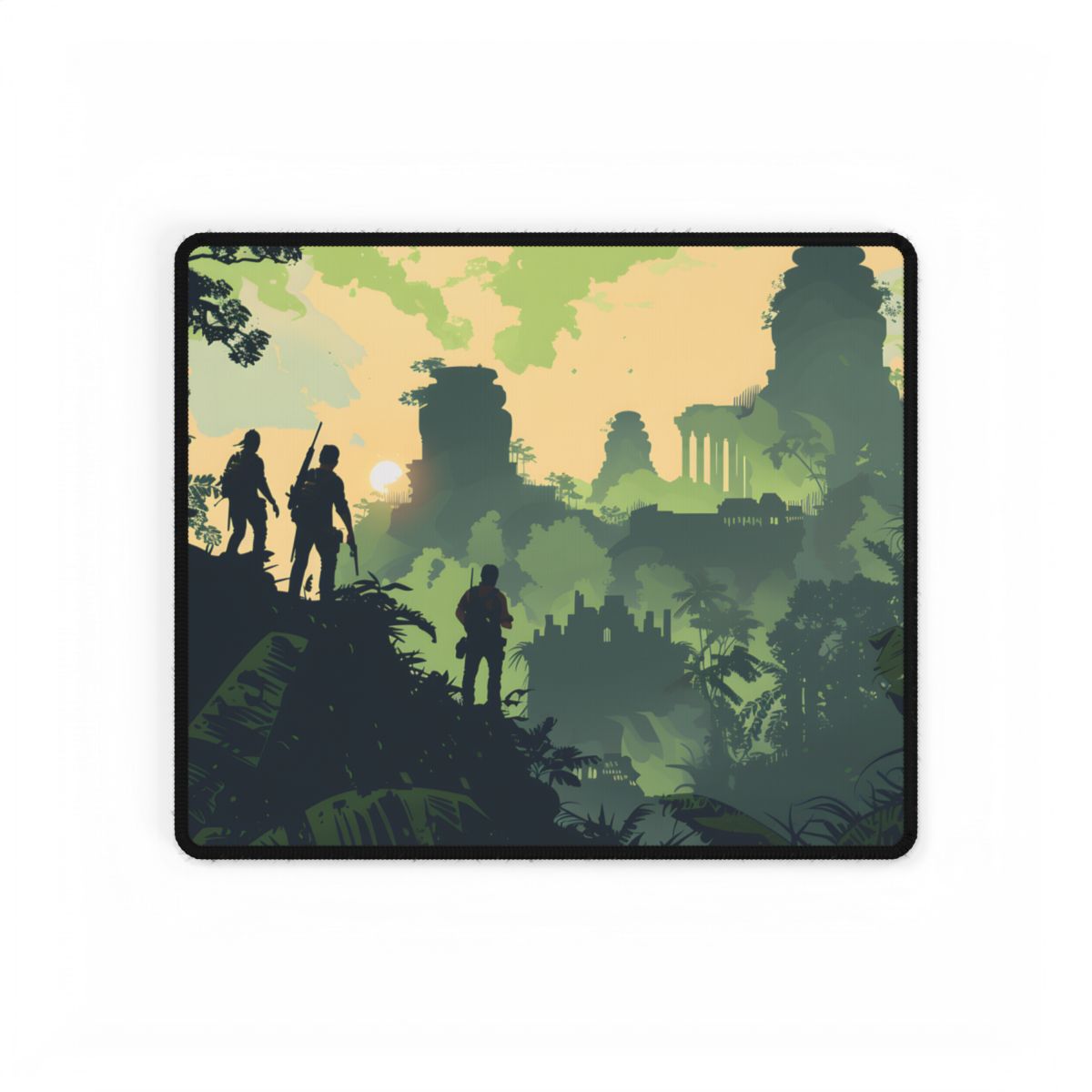 Brave Adventurer: Determined Quest in Pursuit of Discovery - Desk Mat