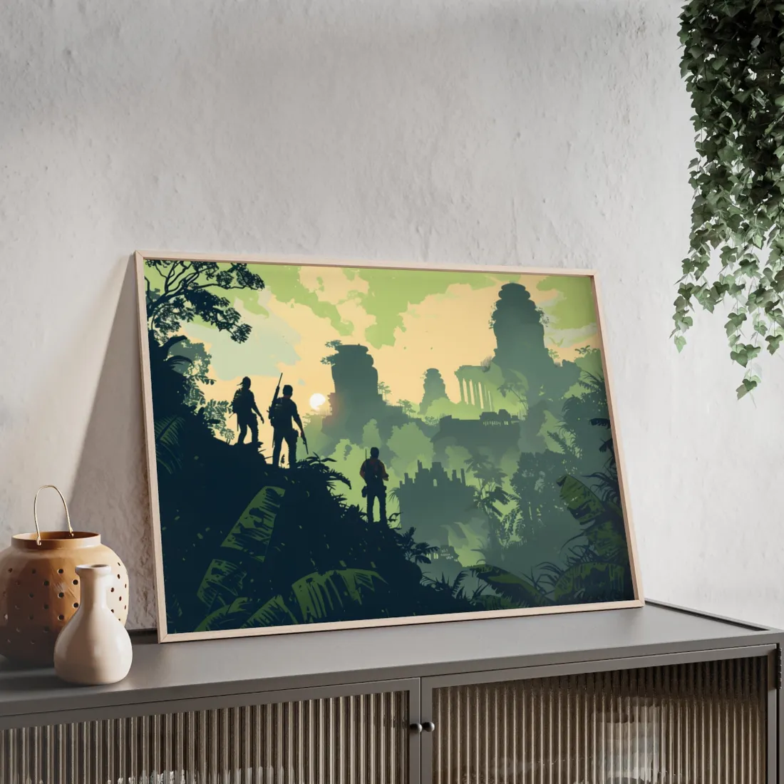 Brave Adventurer: Determined Quest in Pursuit of Discovery - Framed Poster