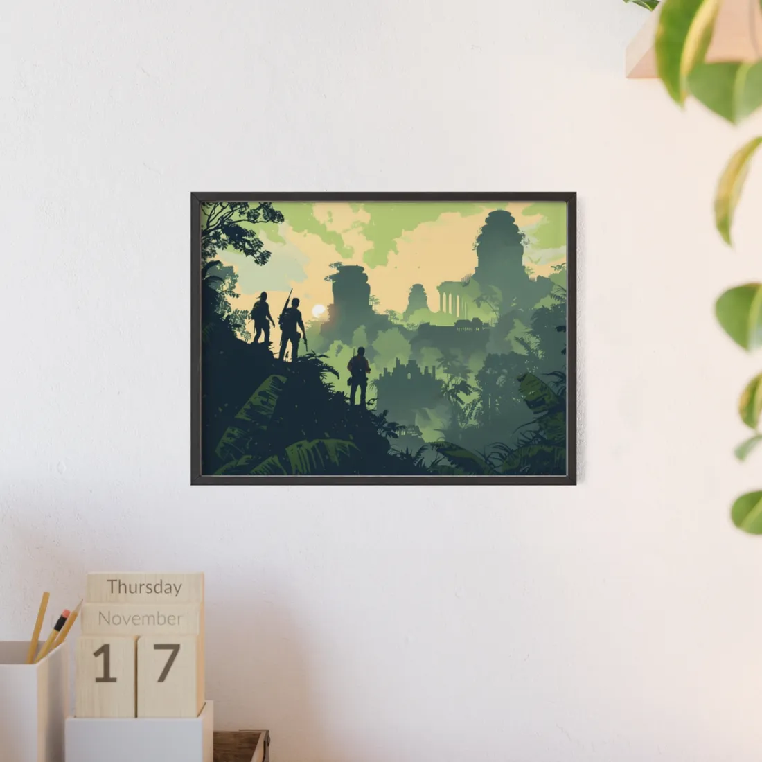 Brave Adventurer: Determined Quest in Pursuit of Discovery - Framed Poster
