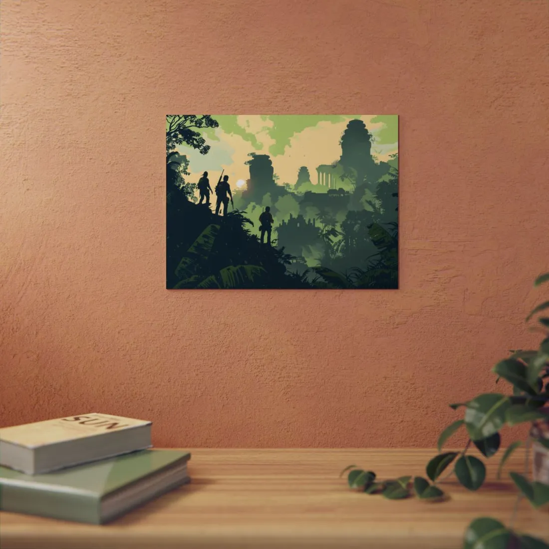 Brave Adventurer: Determined Quest in Pursuit of Discovery - Metal Poster