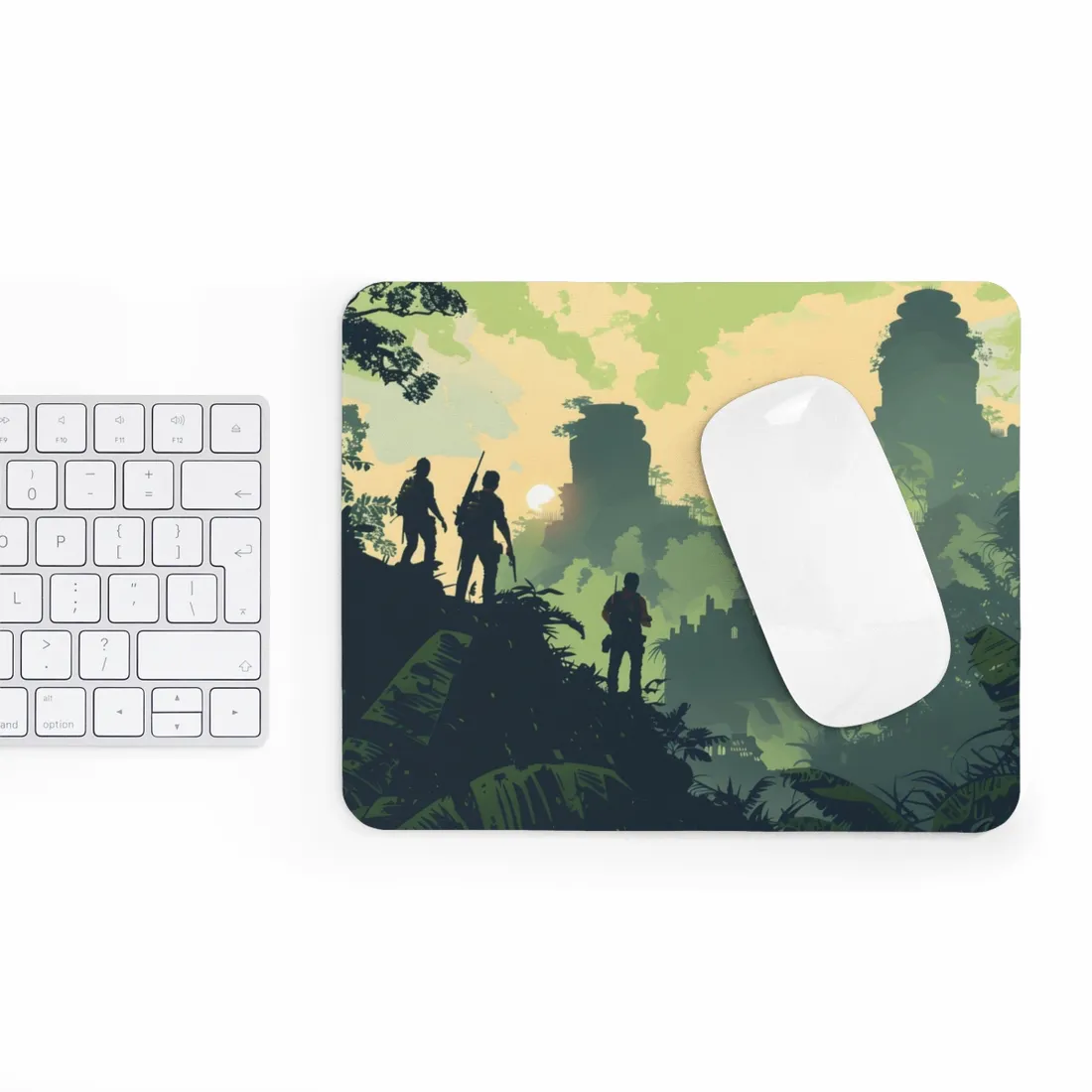 Brave Adventurer: Determined Quest in Pursuit of Discovery - Mouse Pad