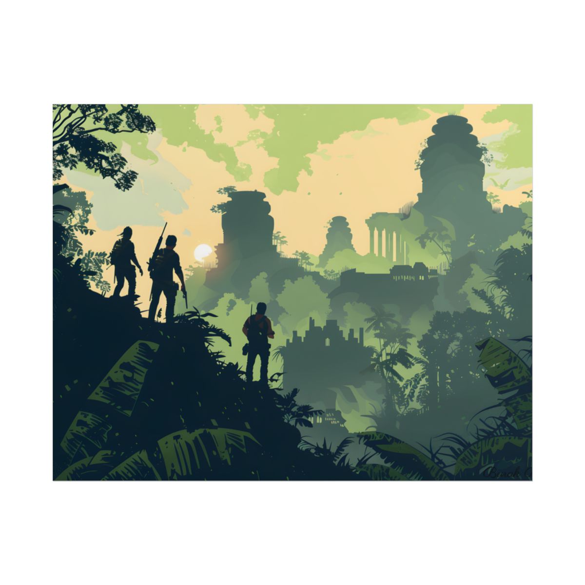 Brave Adventurer: Determined Quest in Pursuit of Discovery - Poster