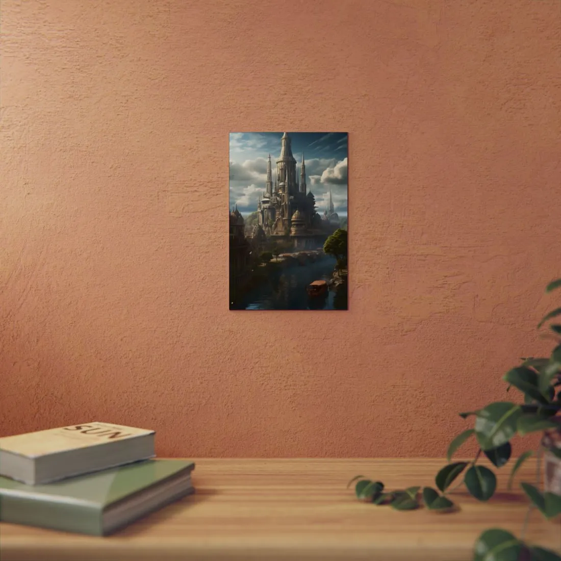 Breathtaking Floating City of Columbia: Aerial - Metal Poster